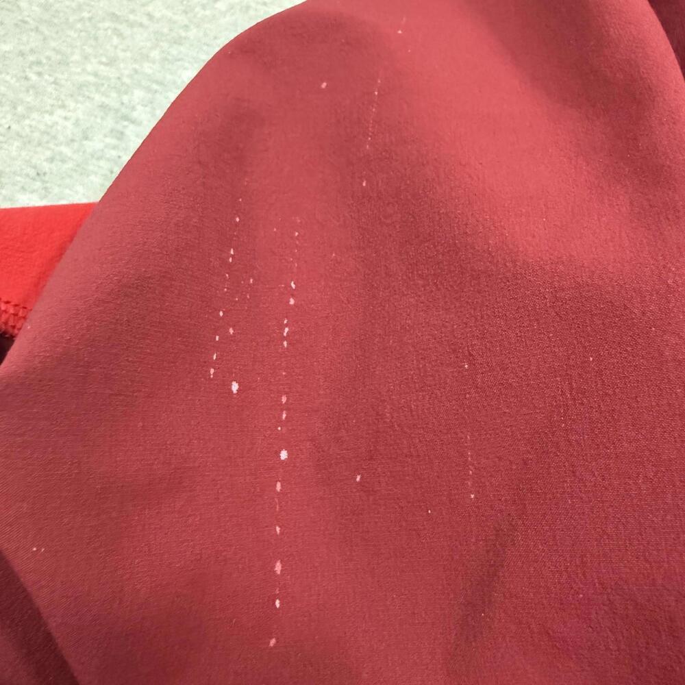 Eddie Bauer First Ascent Jacket Large Mens Soft Shell Sandstone Shield Red - Picture 4 of 9
